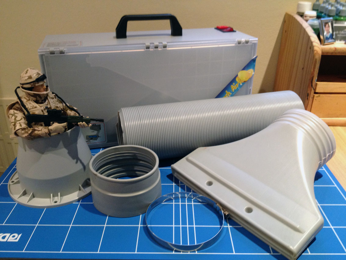 Review: Portable airbrushing spray booth & extractor E420 » Tale of Painters