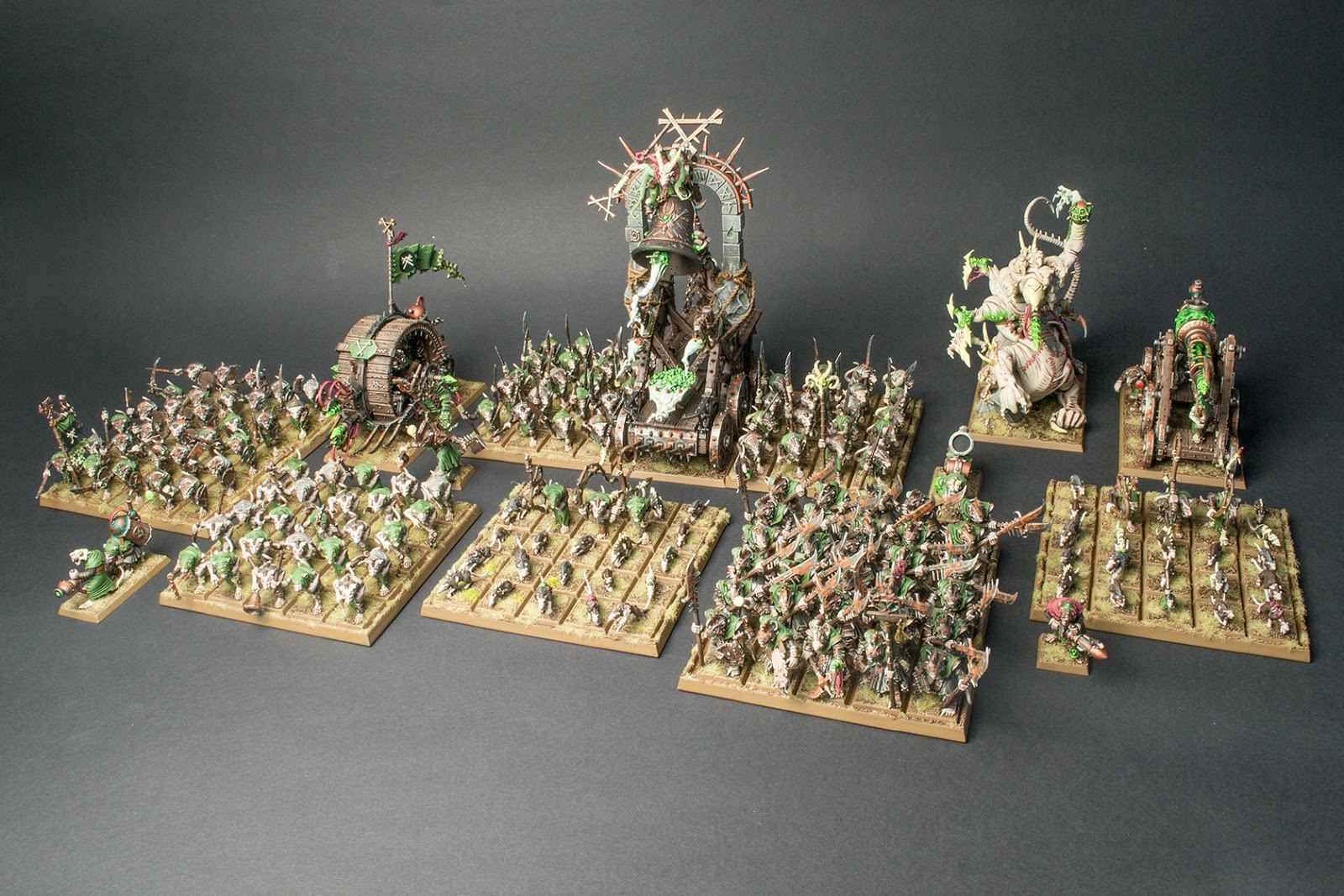 Army shot of Stahly's Skaven army