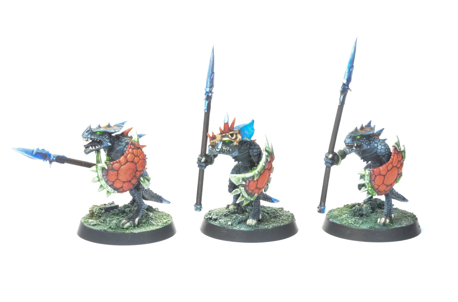 Showcase: Seraphon Saurus Warriors and Temple Guard » Tale of Painters