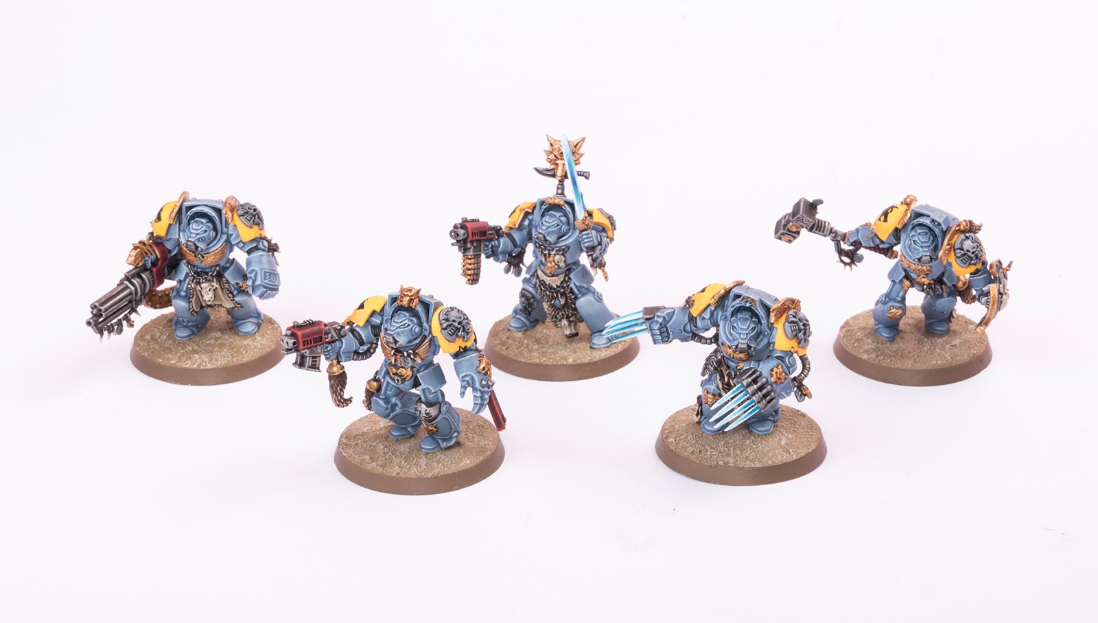 Showcase: Space Wolves Wolf Guard Terminator Squad » Tale of Painters