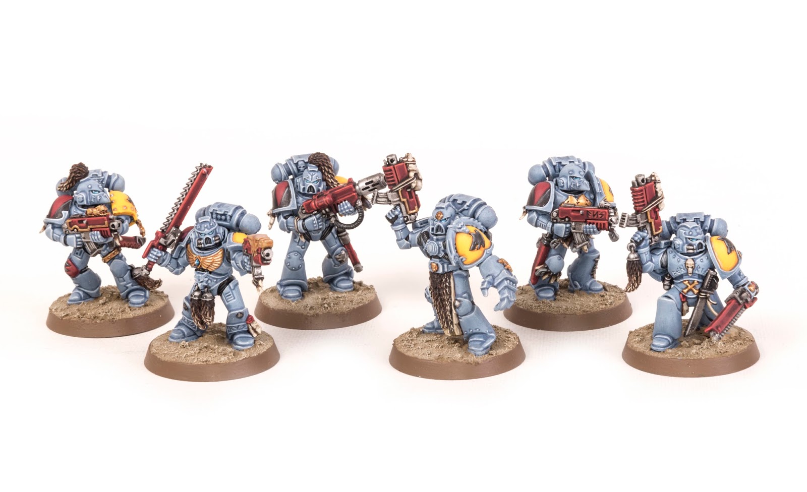 Helmeted head 1 Space Wolves Wolf Pack 