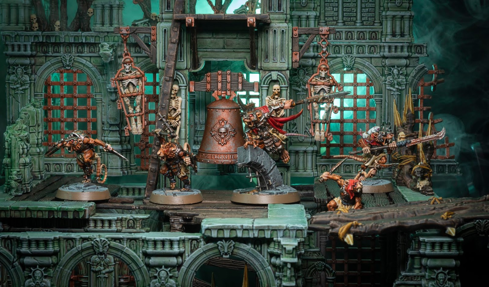 Skaven Spiteclaw's Swarm painted by Garfy, cinematic shot