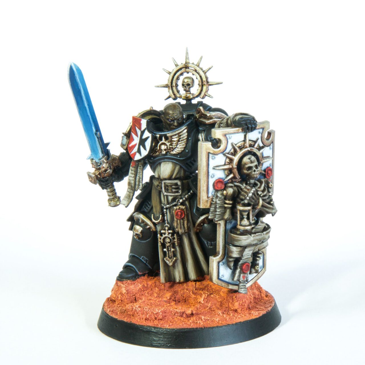 Warhammer 40k Painted Indomitus Primaris Black Templars Captain 