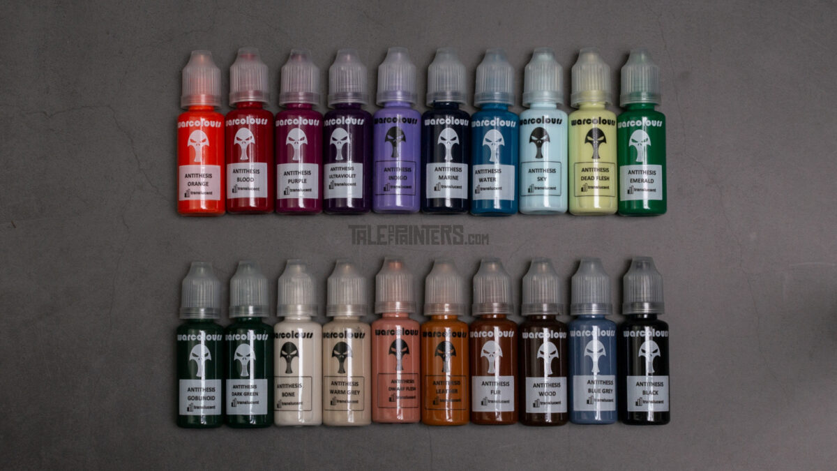 A selection of 20 Antithesis Paints from Warcolours