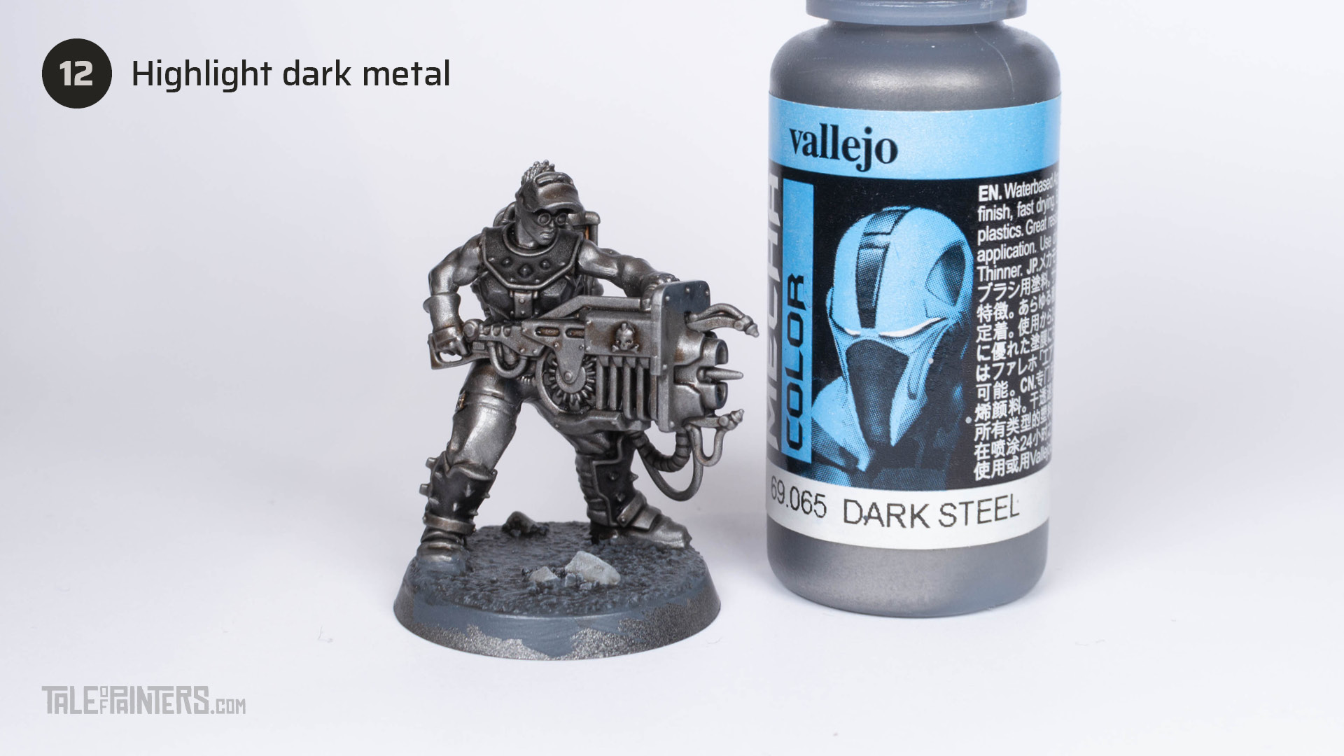 How to paint a Goliath-Forgeborn for Necromunda, step by step picture
