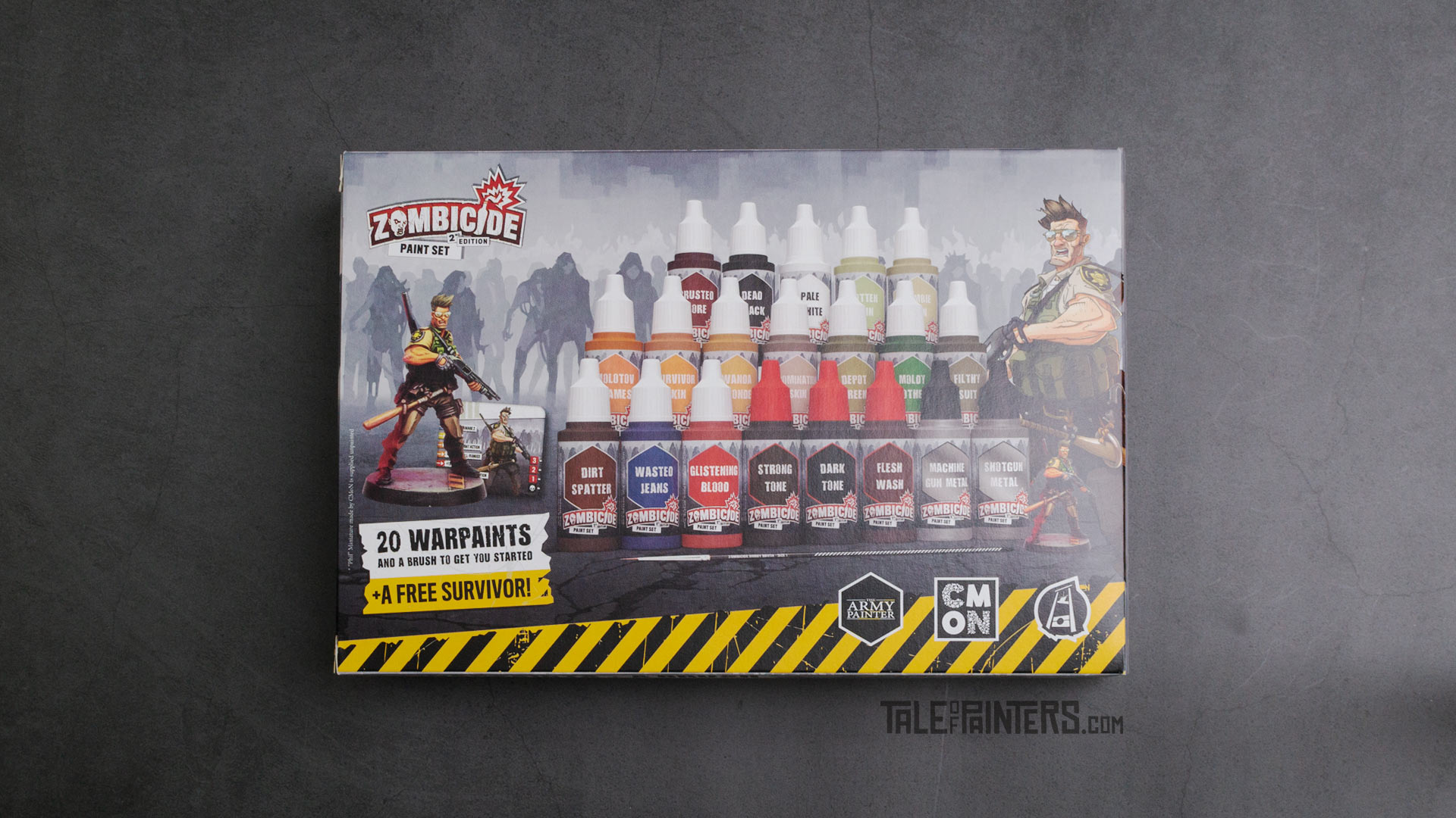 Review: Zombicide 2nd Edition Paint Set by The Army Painter - Box
