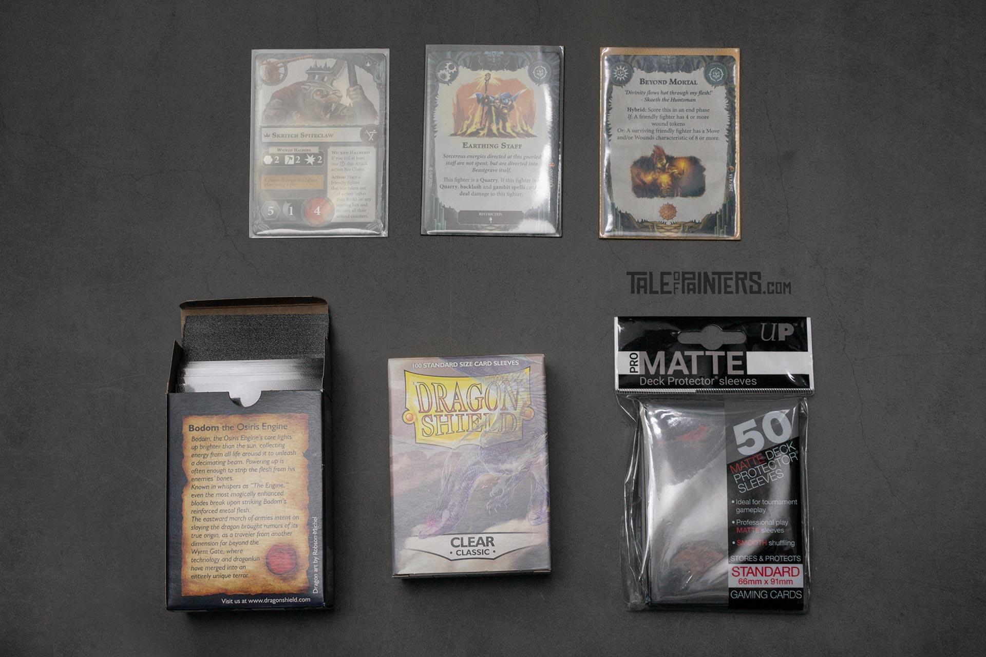 How to store and protect Warhammer Underworlds cards - sleeves