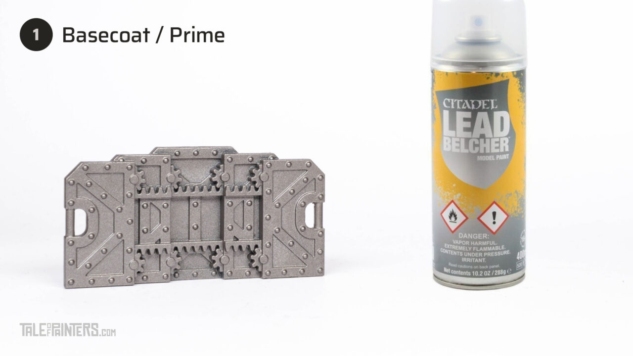 Tutorial How to paint Kill Team barricades fast » Tale of Painters