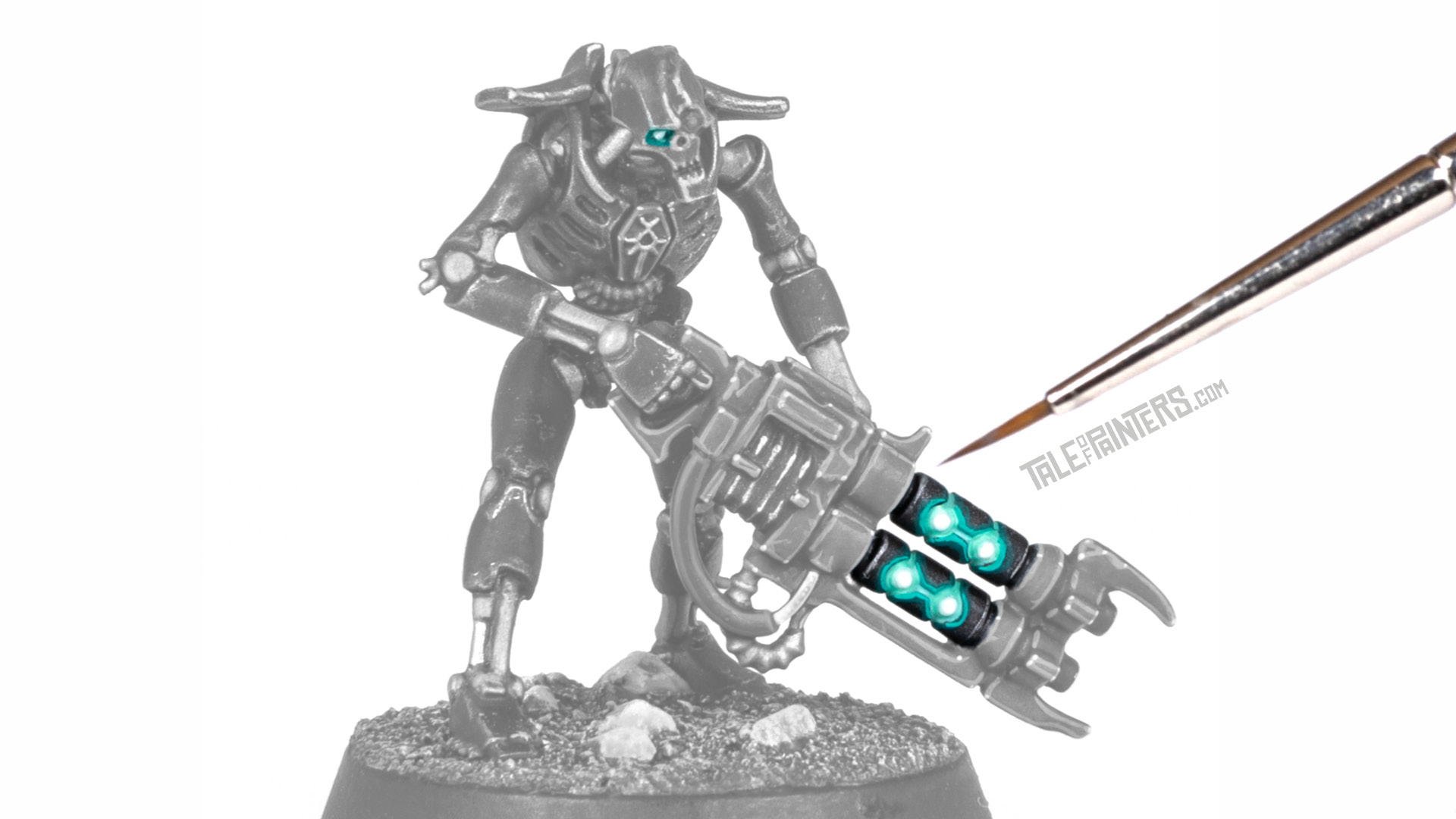 How to paint a Necrons Gauss Glow effect - featured