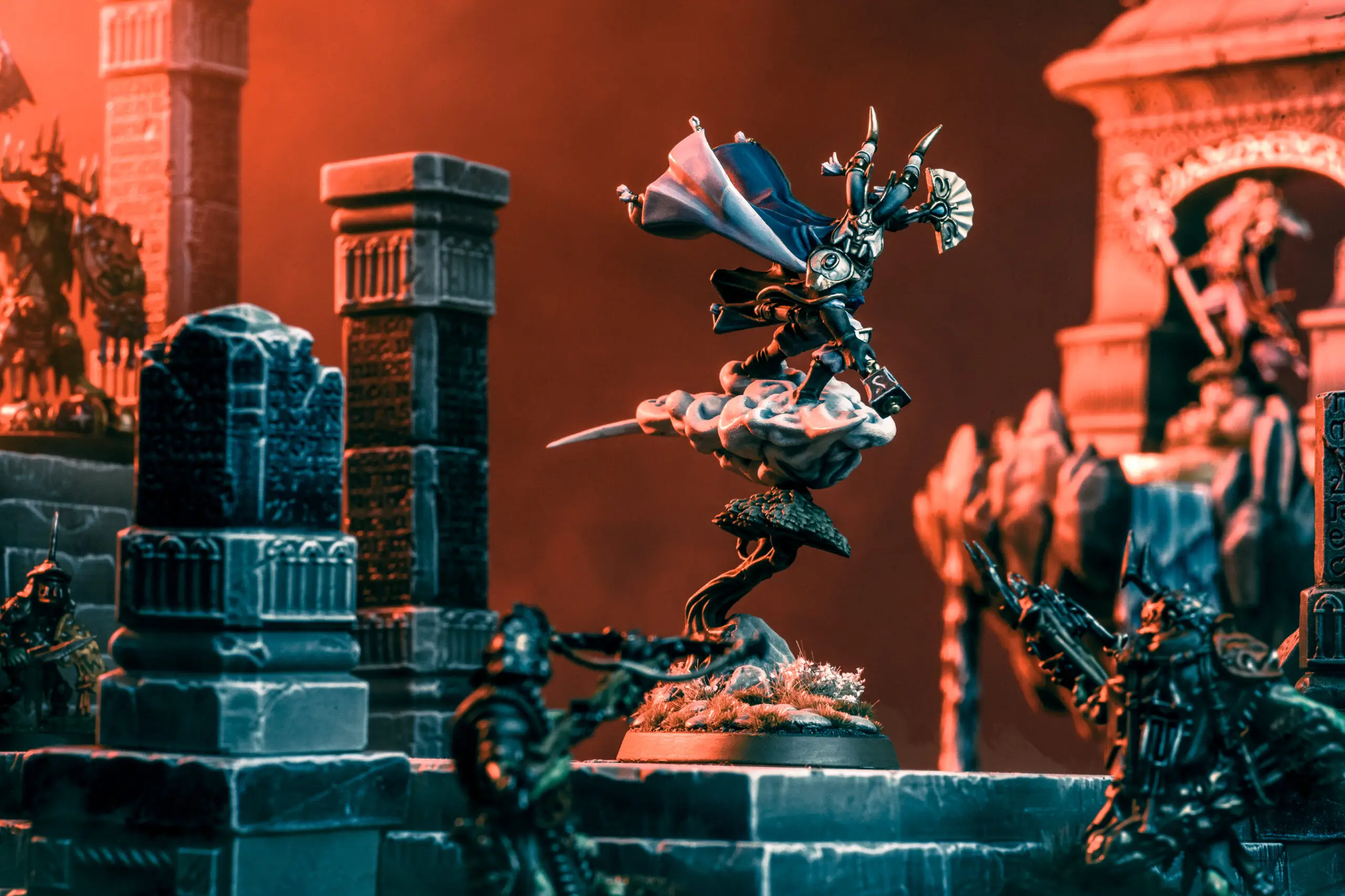 Showcase: Lumineth Realm-Lords Hurakan Windmage » Tale of Painters