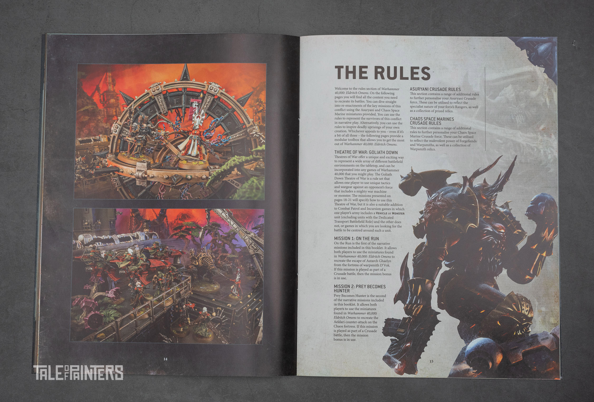 Eldritch Omens 40k review: booklet