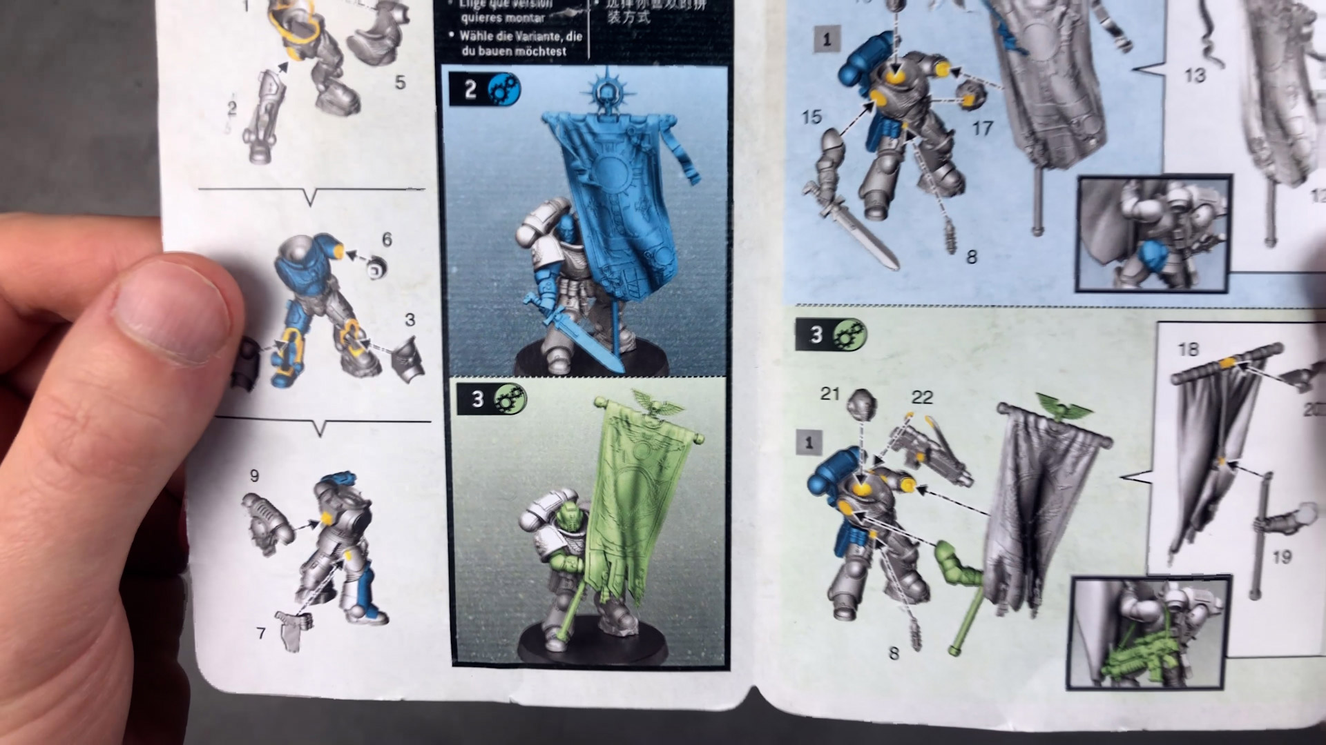 New Space Marines Primaris Ancient assembly guide