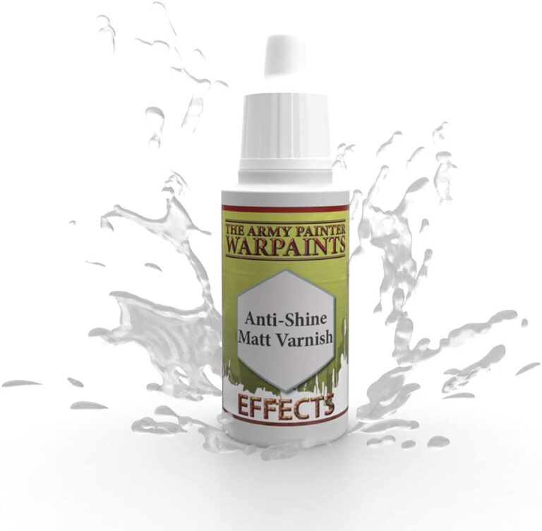 Stahly's best matt varnishes for painting miniatures (spray, airbrush