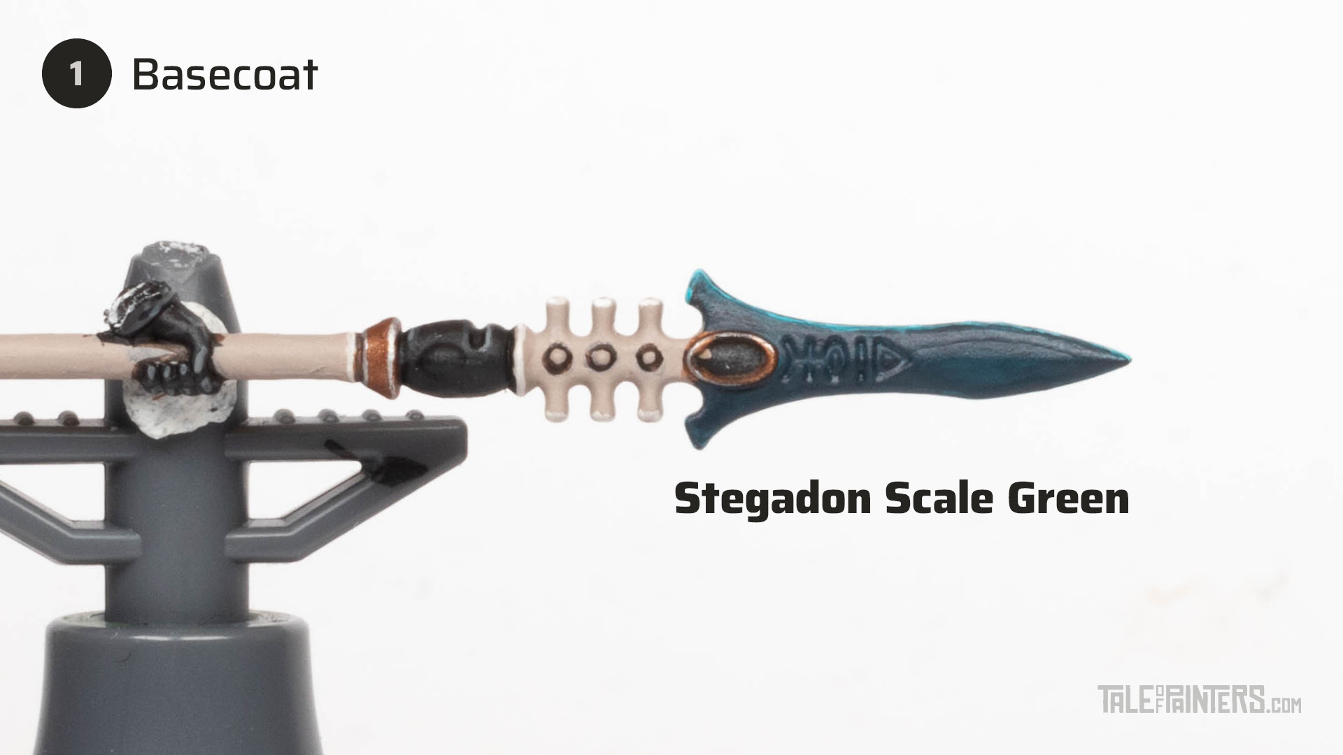 Tutorial: How to paint Eldar Witchblades step 1