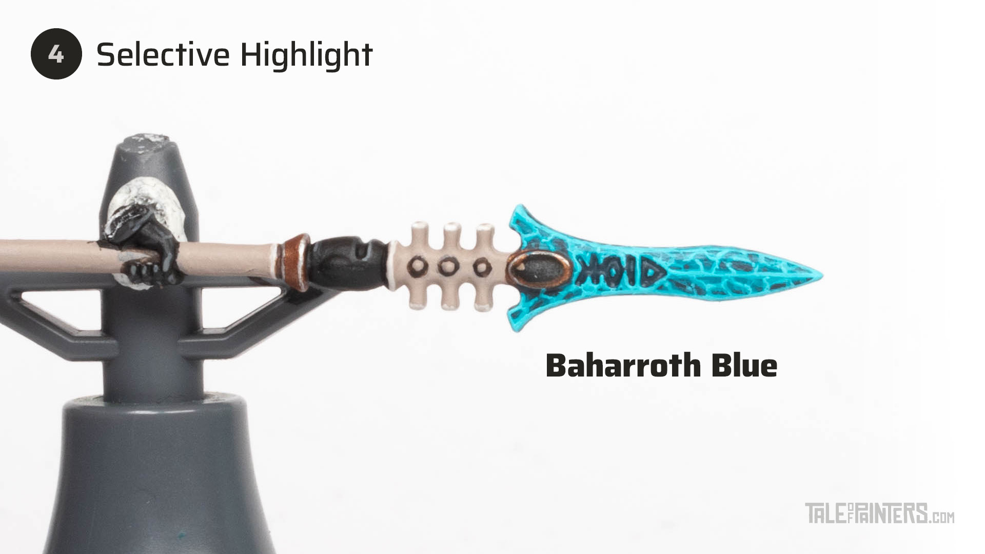 Tutorial: How to paint Eldar Witchblades step 4