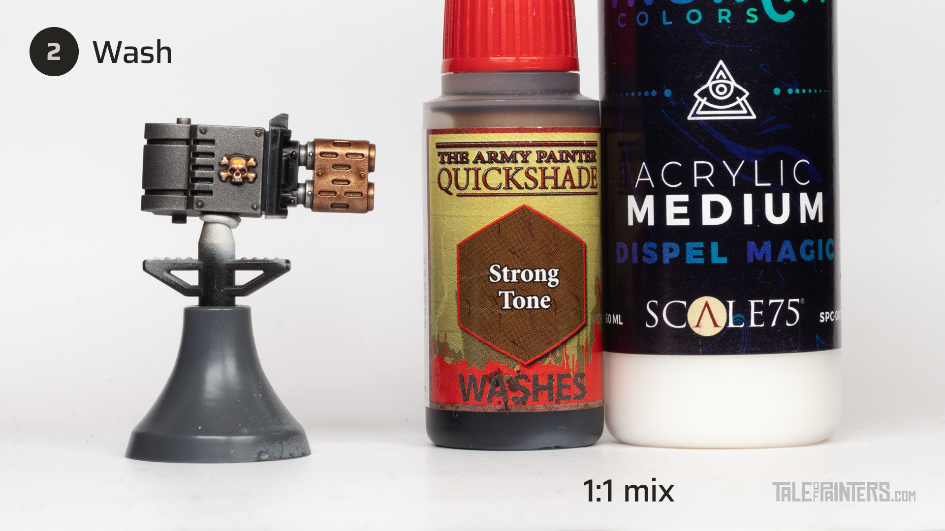 Tutorial: How to paint melta muzzle burn - step 2
