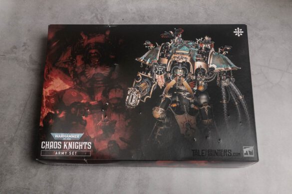 Chaos Knights Army Set Review & Unboxing, box front