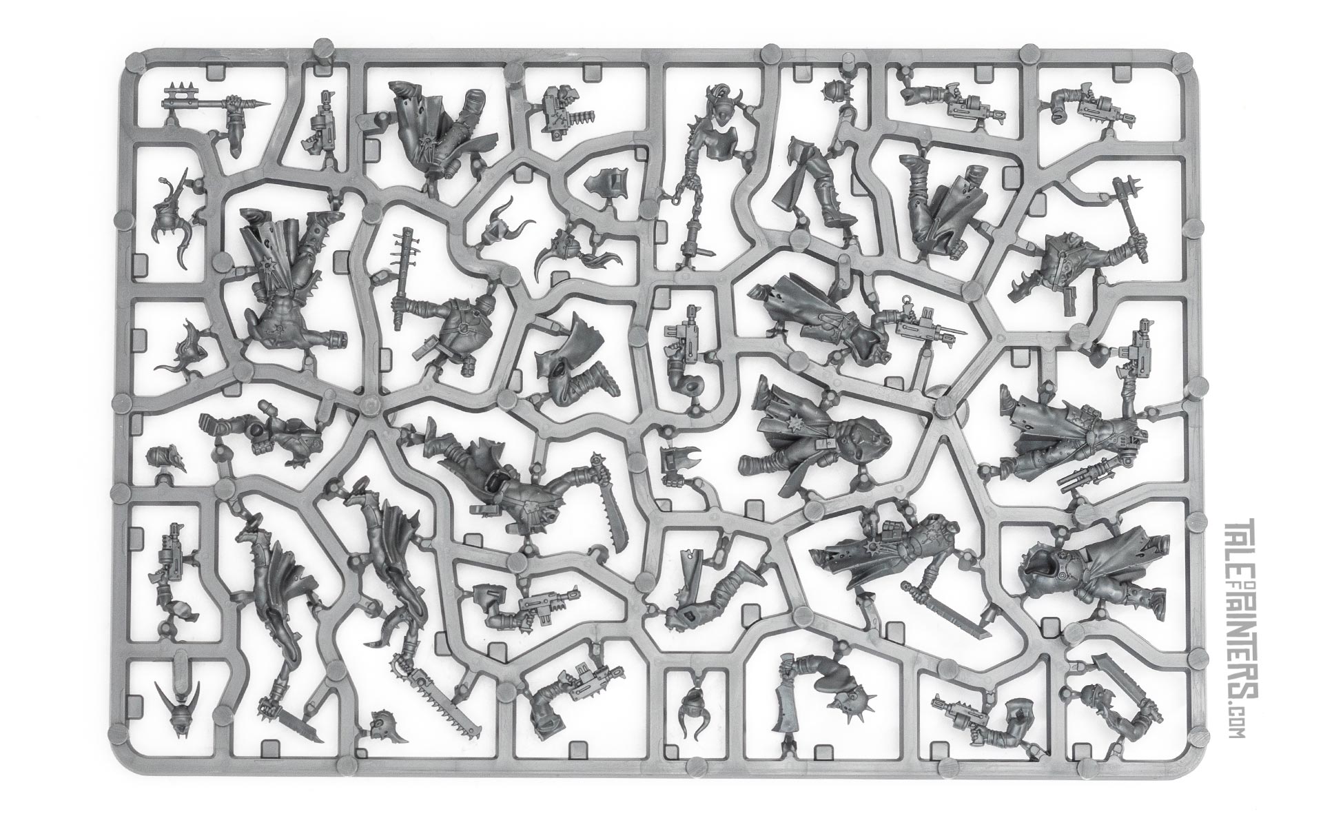 Chaos Cultists sprue front, Warhammer 40k