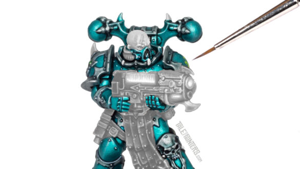 How to paint Alpha Legion metallic armour - featured image