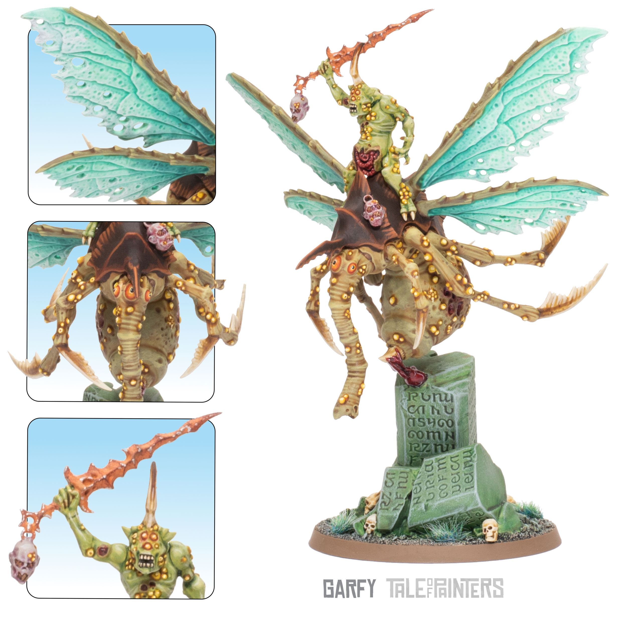 Showcase: of Nurgle Plague Drones (incl. painting guides) » Tale of Painters