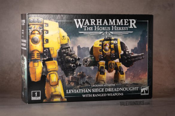 Leviathan Siege Dreadnought with ranged weapons packaging