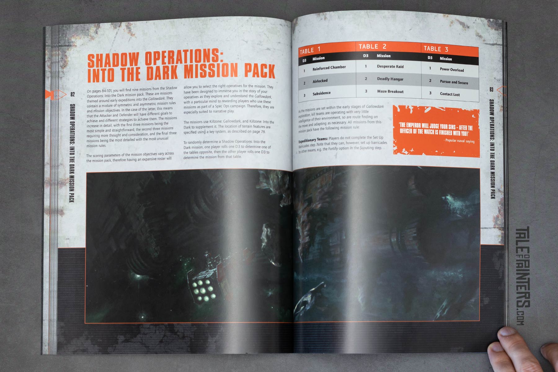 Kill Team: Into the Dark rulebook mission pack