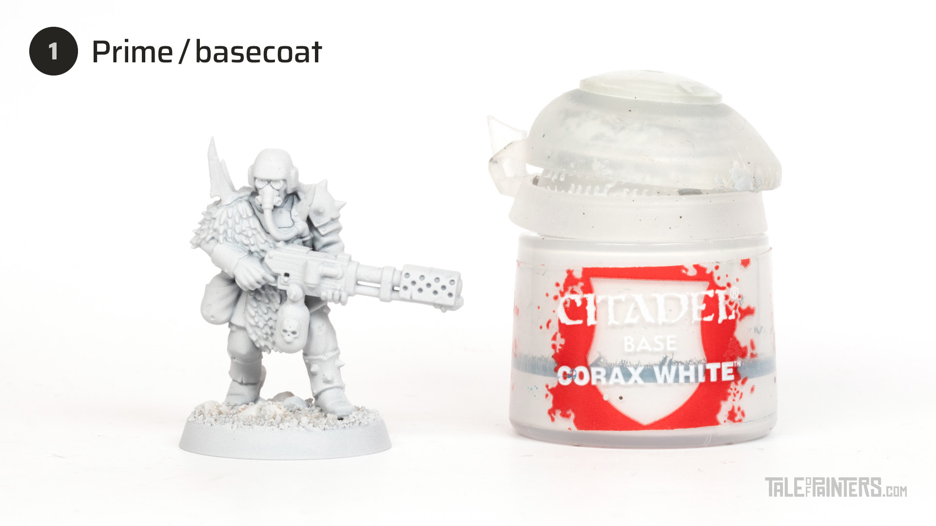 Tutorial: How to paint "The Blooded" Chaos Traitor Guardsmen - step 1