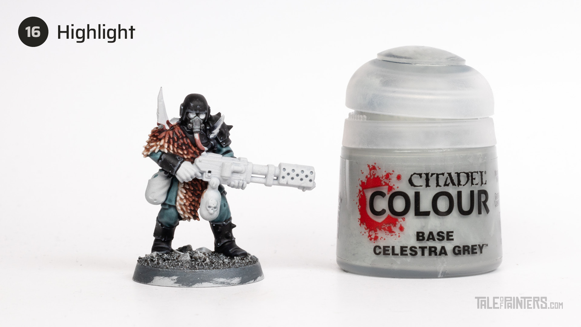 Tutorial: How to paint "The Blooded" Chaos Traitor Guardsmen - step 16