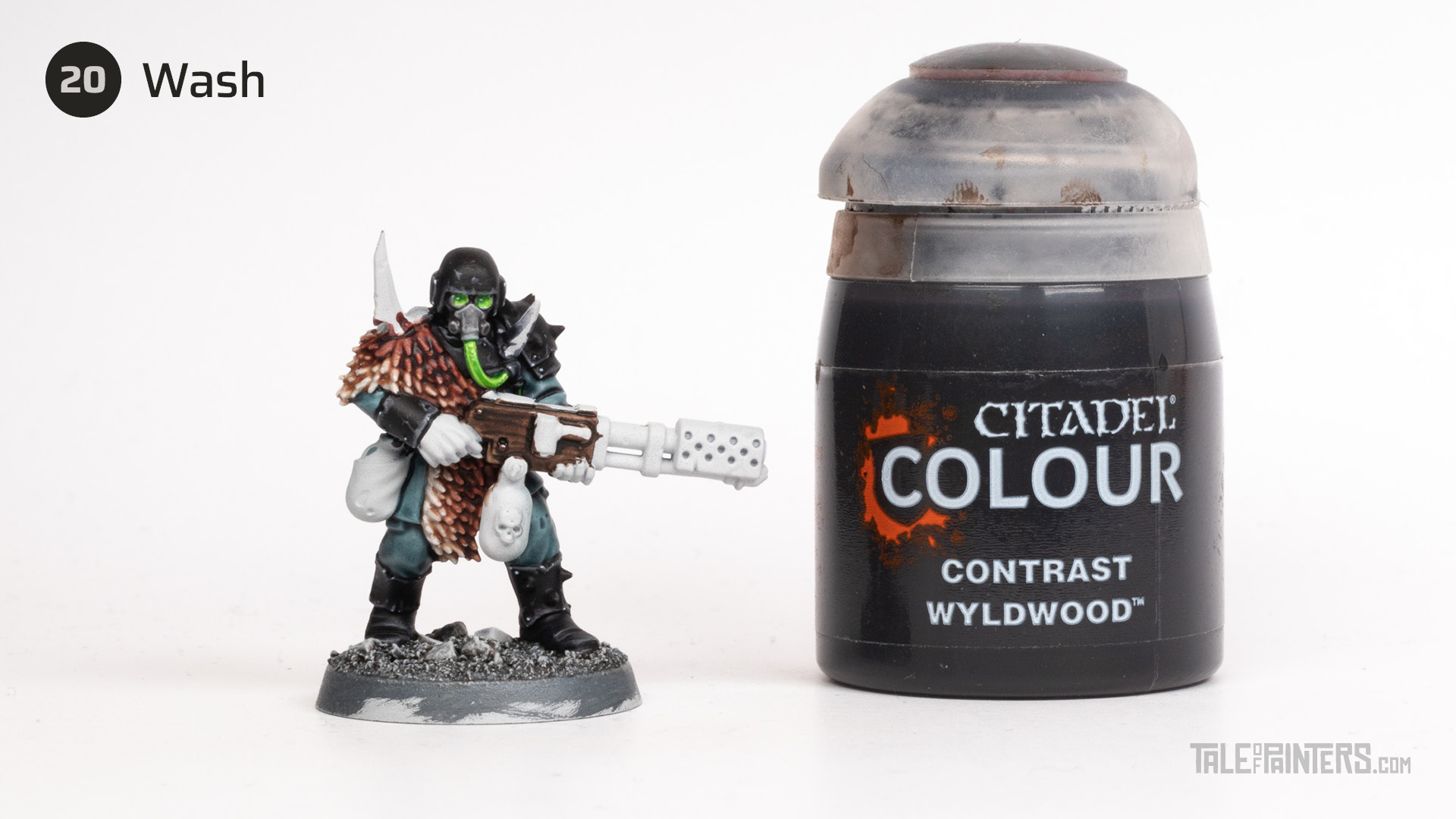 Tutorial: How to paint "The Blooded" Chaos Traitor Guardsmen - step 20