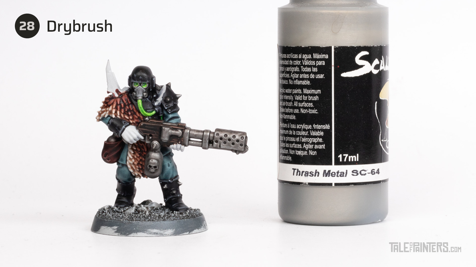 Tutorial: How to paint "The Blooded" Chaos Traitor Guardsmen - step 28