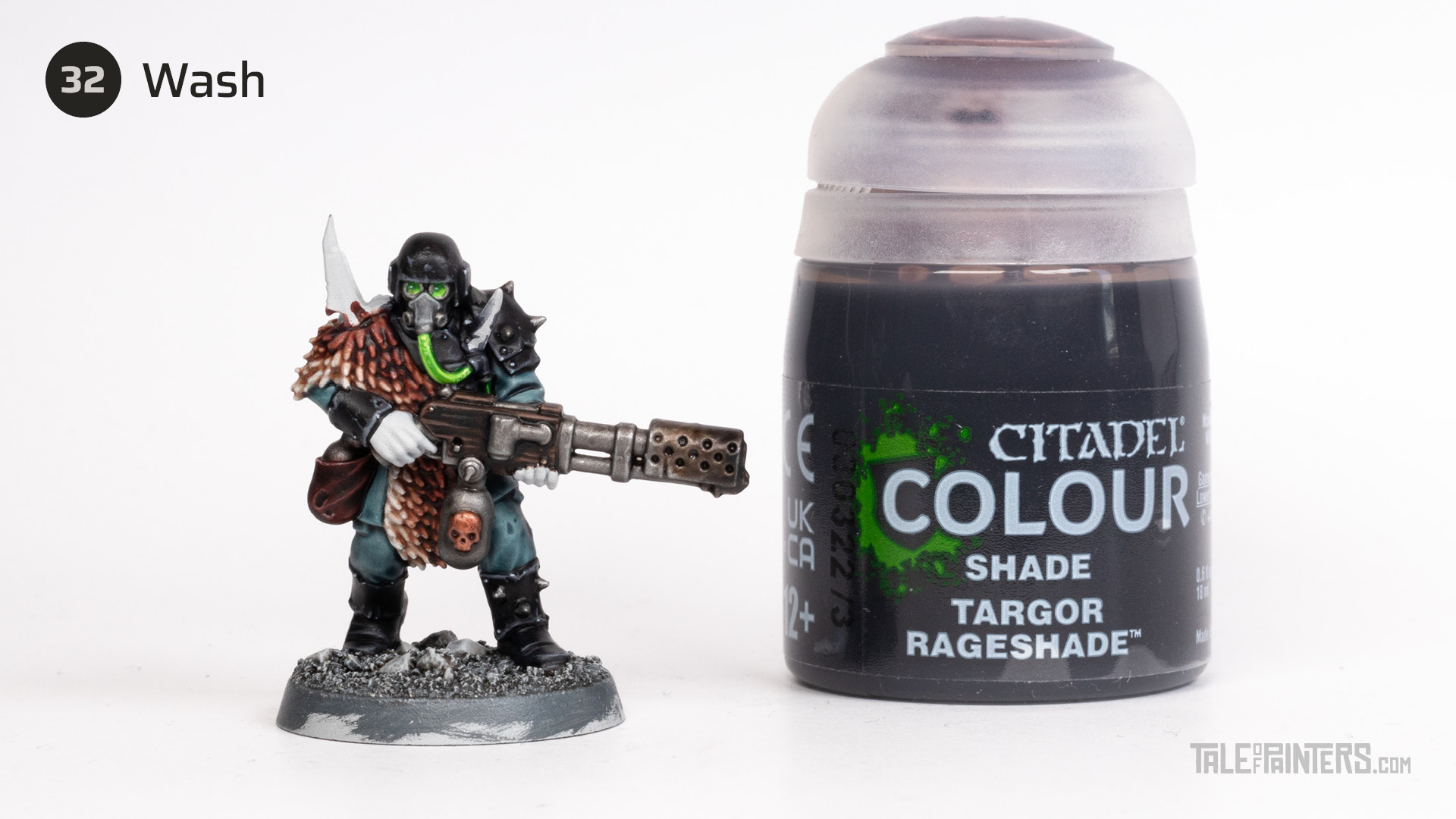 Tutorial: How to paint "The Blooded" Chaos Traitor Guardsmen - step 32