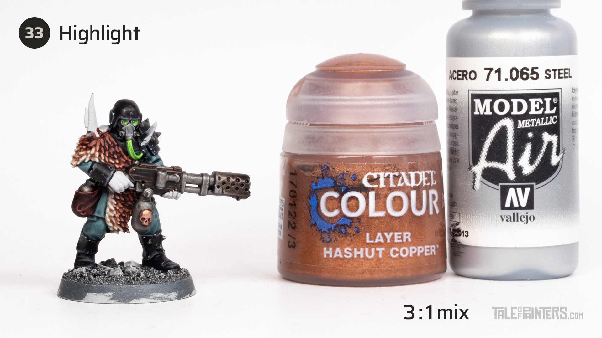 Tutorial: How to paint "The Blooded" Chaos Traitor Guardsmen - step 33