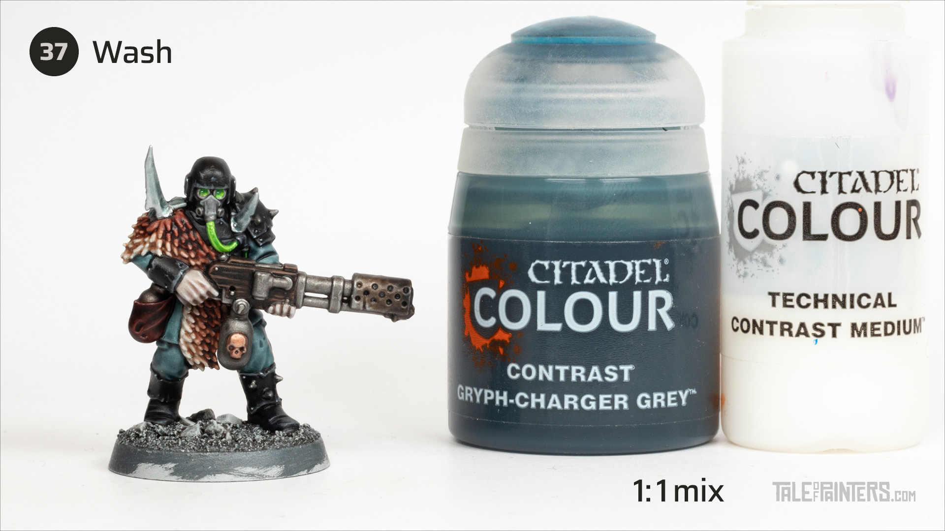 Tutorial: How to paint "The Blooded" Chaos Traitor Guardsmen - step 37