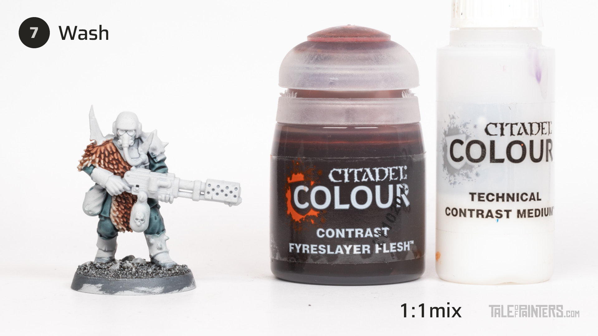Tutorial: How to paint "The Blooded" Chaos Traitor Guardsmen - step 7