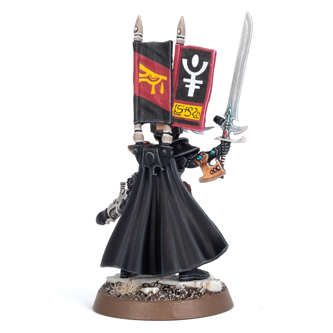 Back of an Eldar Autarch of Ulthwé, painted by Stahly