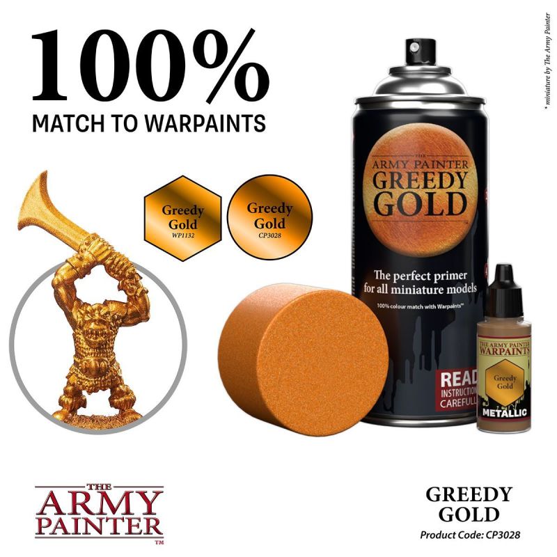 The Army Painter Greedy Gold Colour Primer