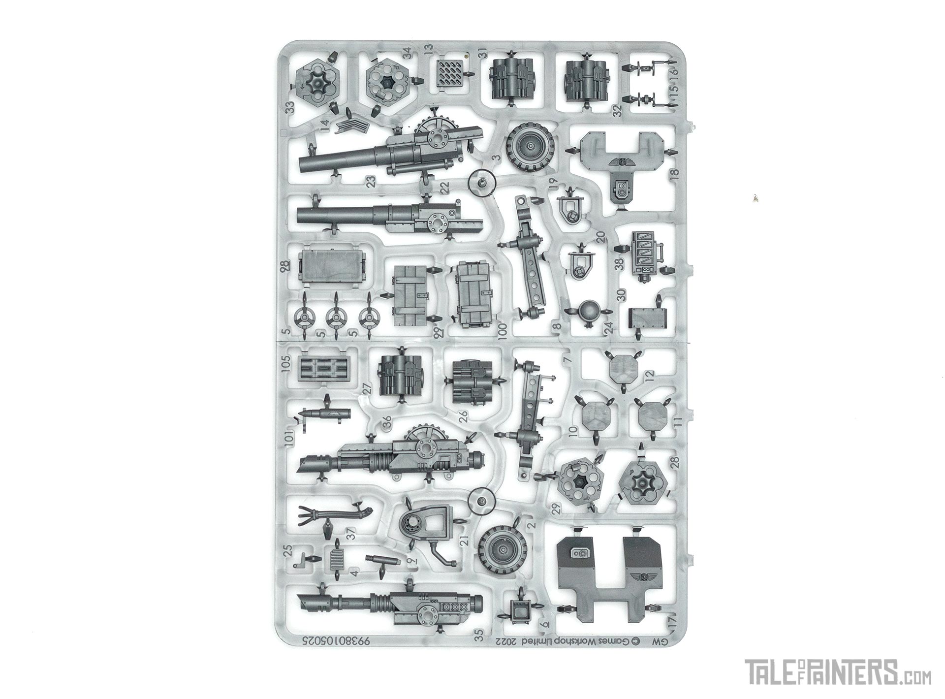 Cadian Field Ordnance Battery Team Sprue 2 from the Astra Militarum Army Set