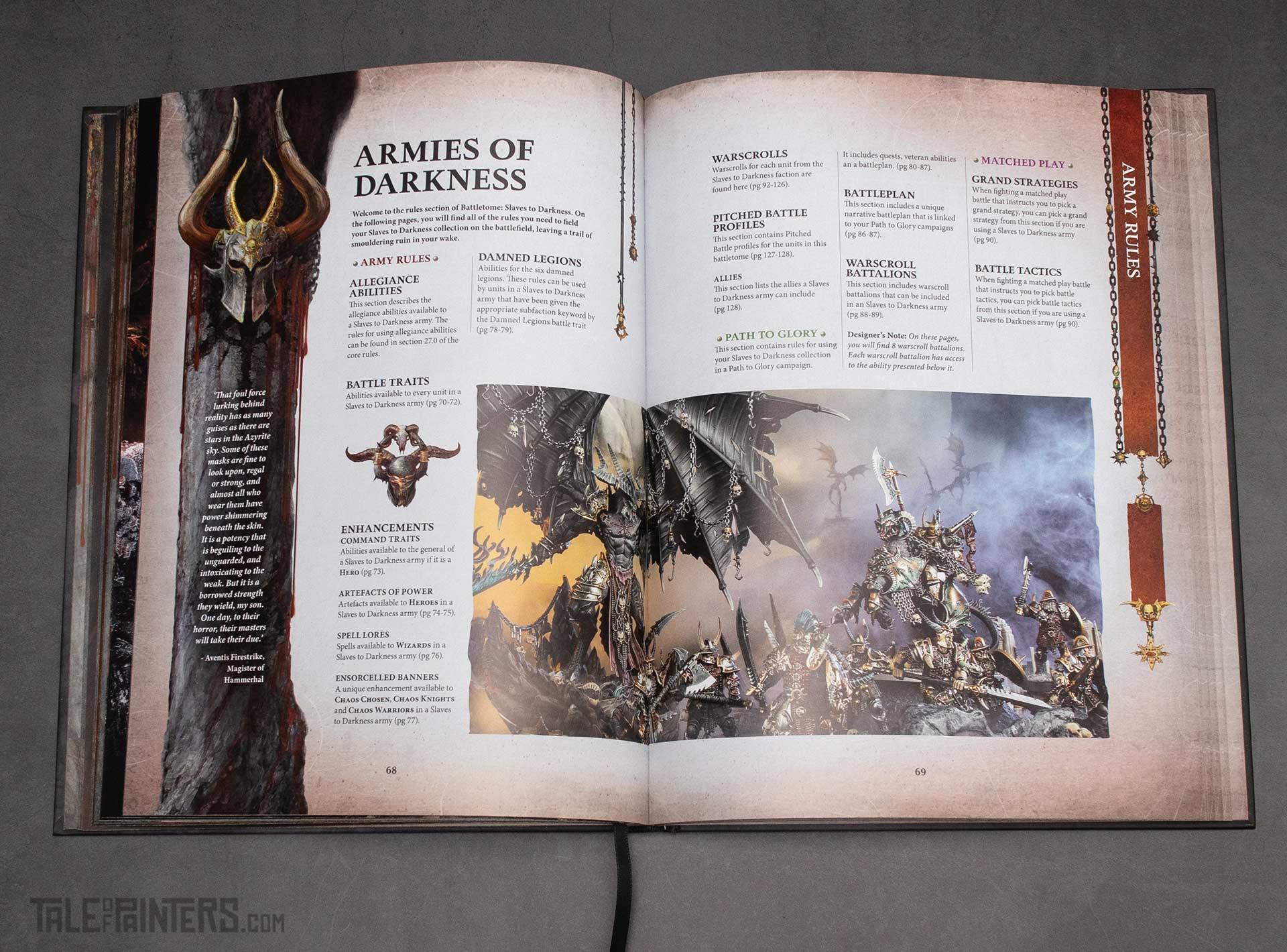 Slaves to Darkness battletome rules
