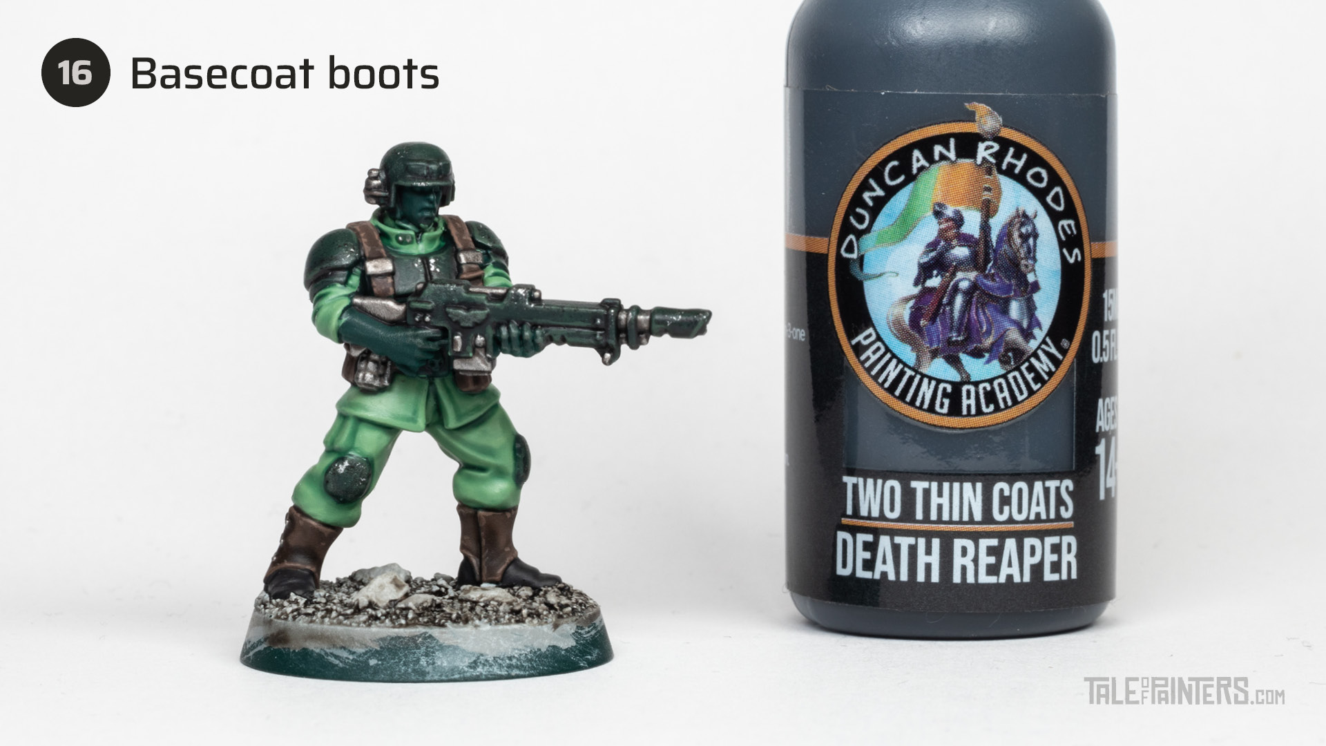 How to paint Cadians tutorial - step 16