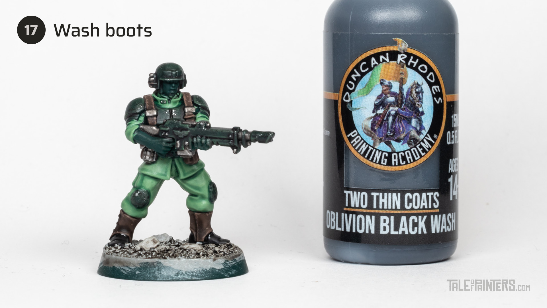 How to paint Cadians tutorial - step 17