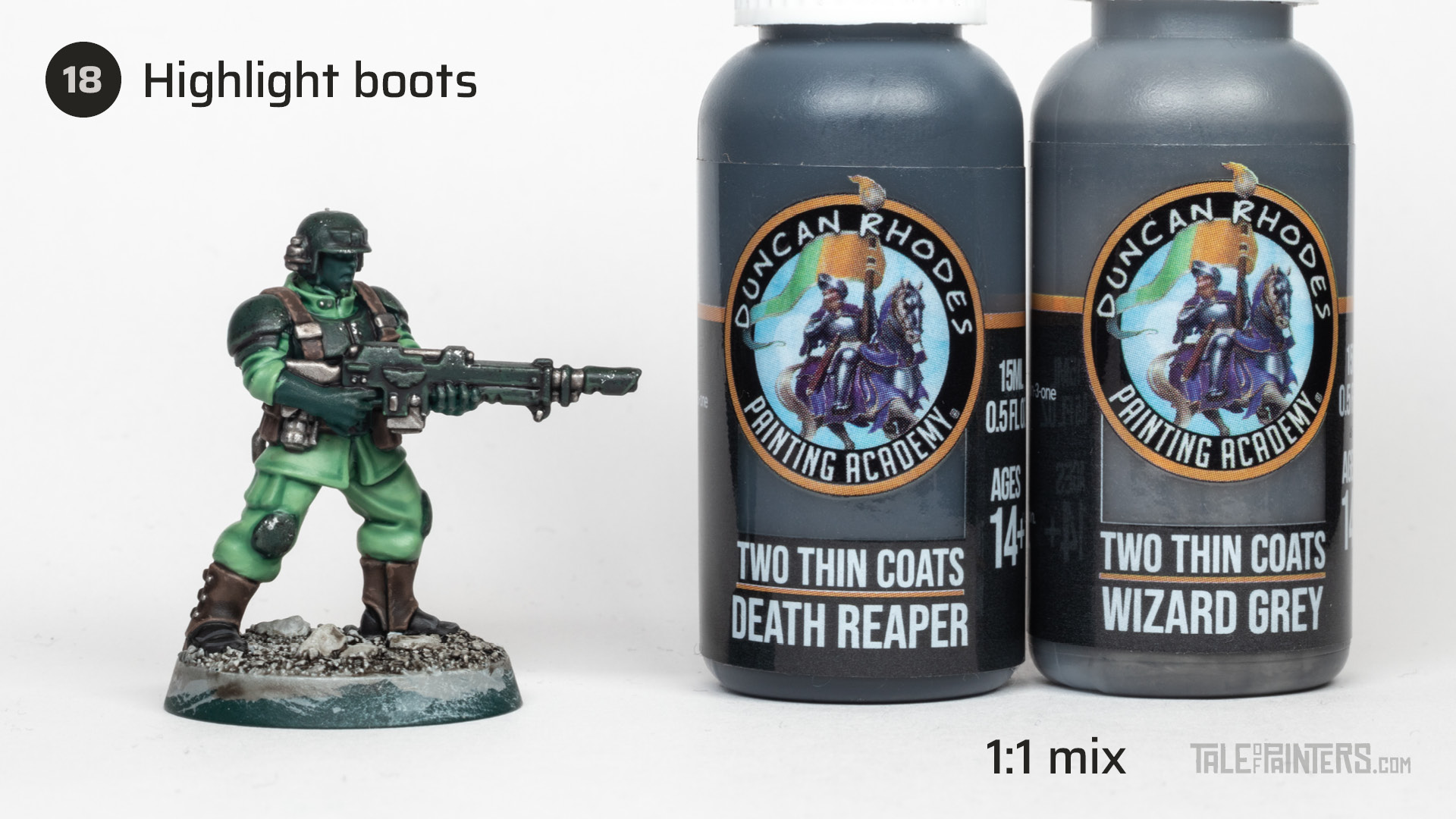 How to paint Cadians tutorial - step 18