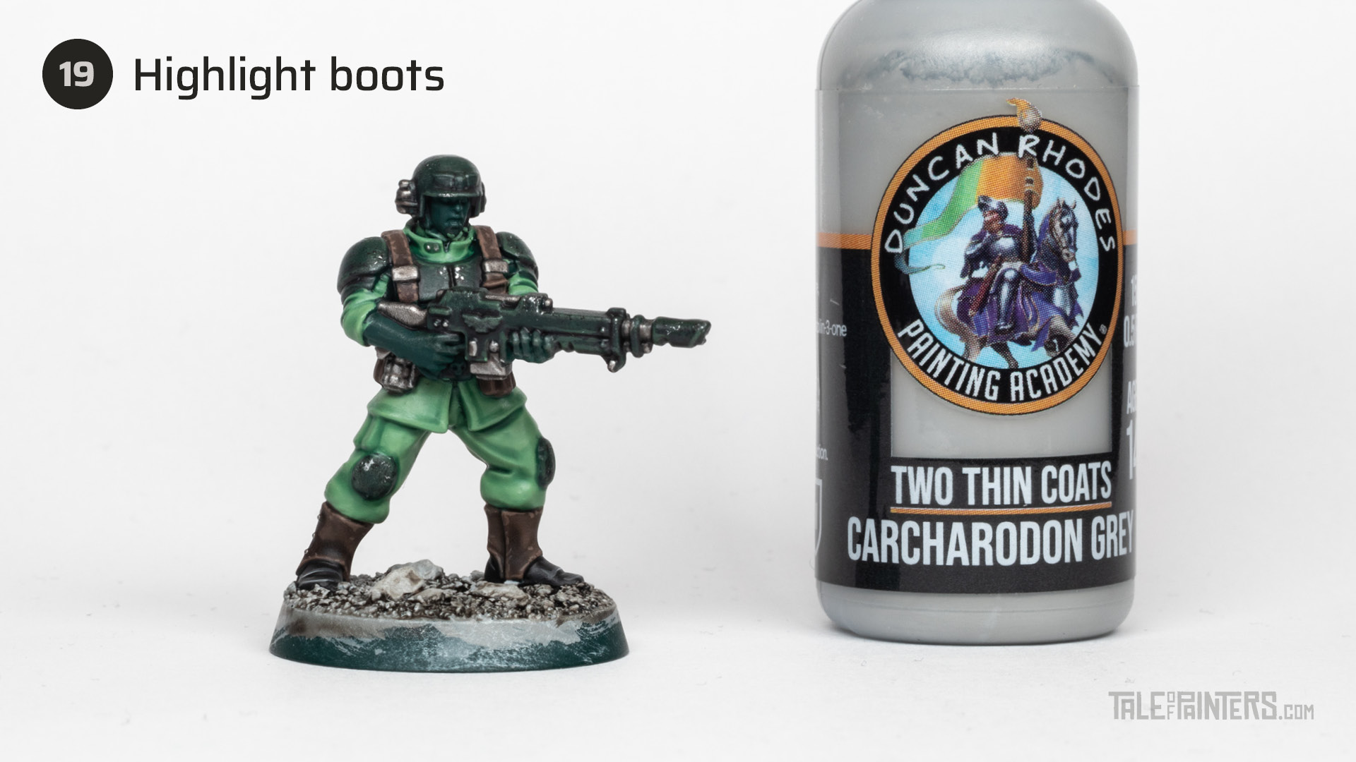 How to paint Cadians tutorial - step 19