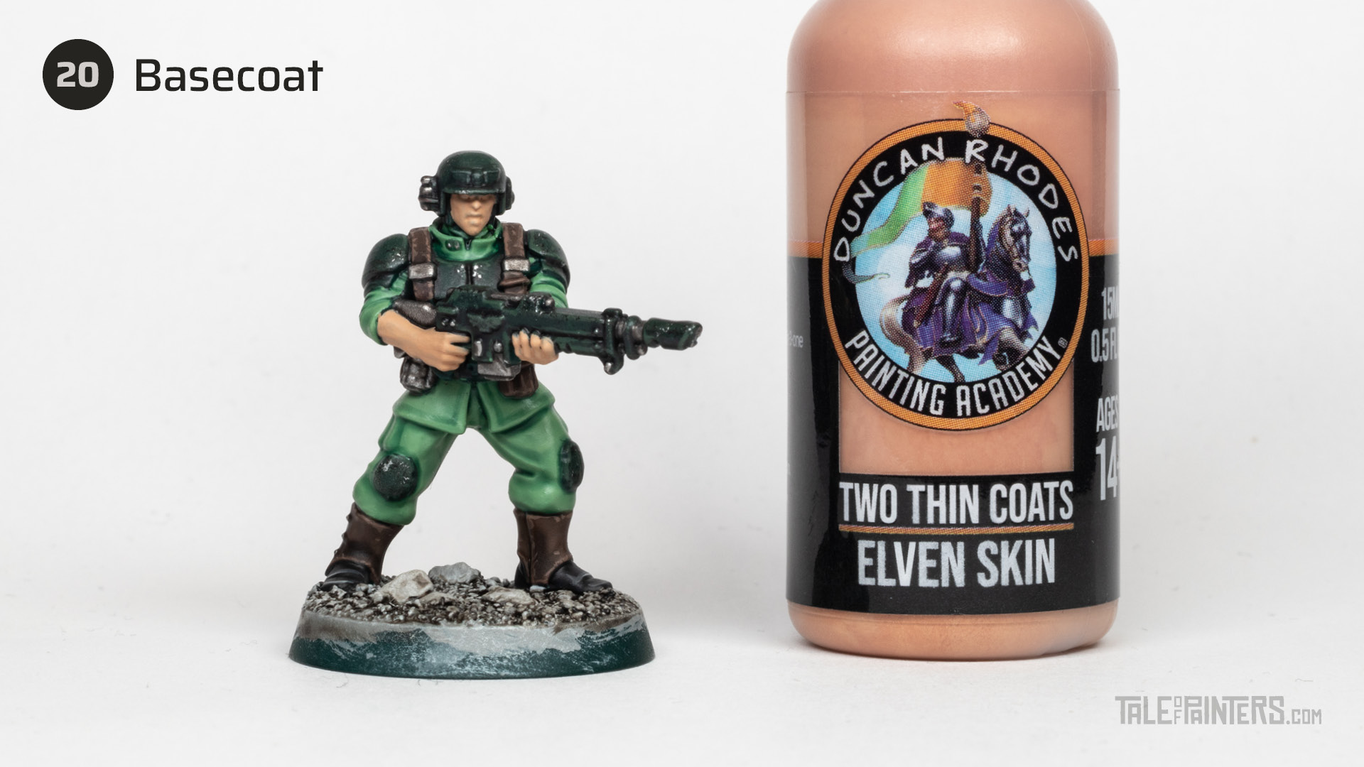 How to paint Cadians tutorial - step 20