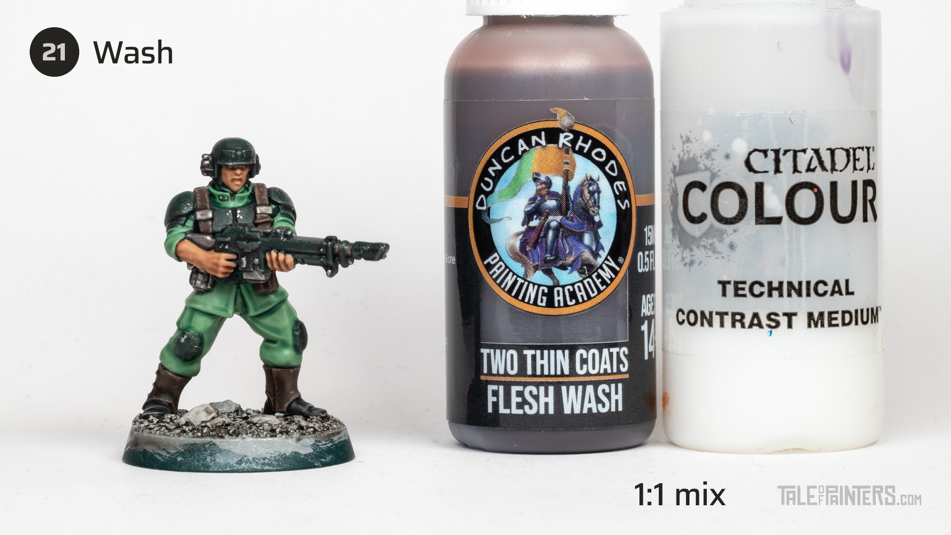 How to paint Cadians tutorial - step 21