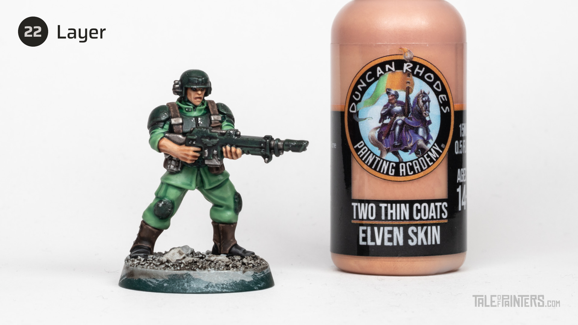 How to paint Cadians tutorial - step 22