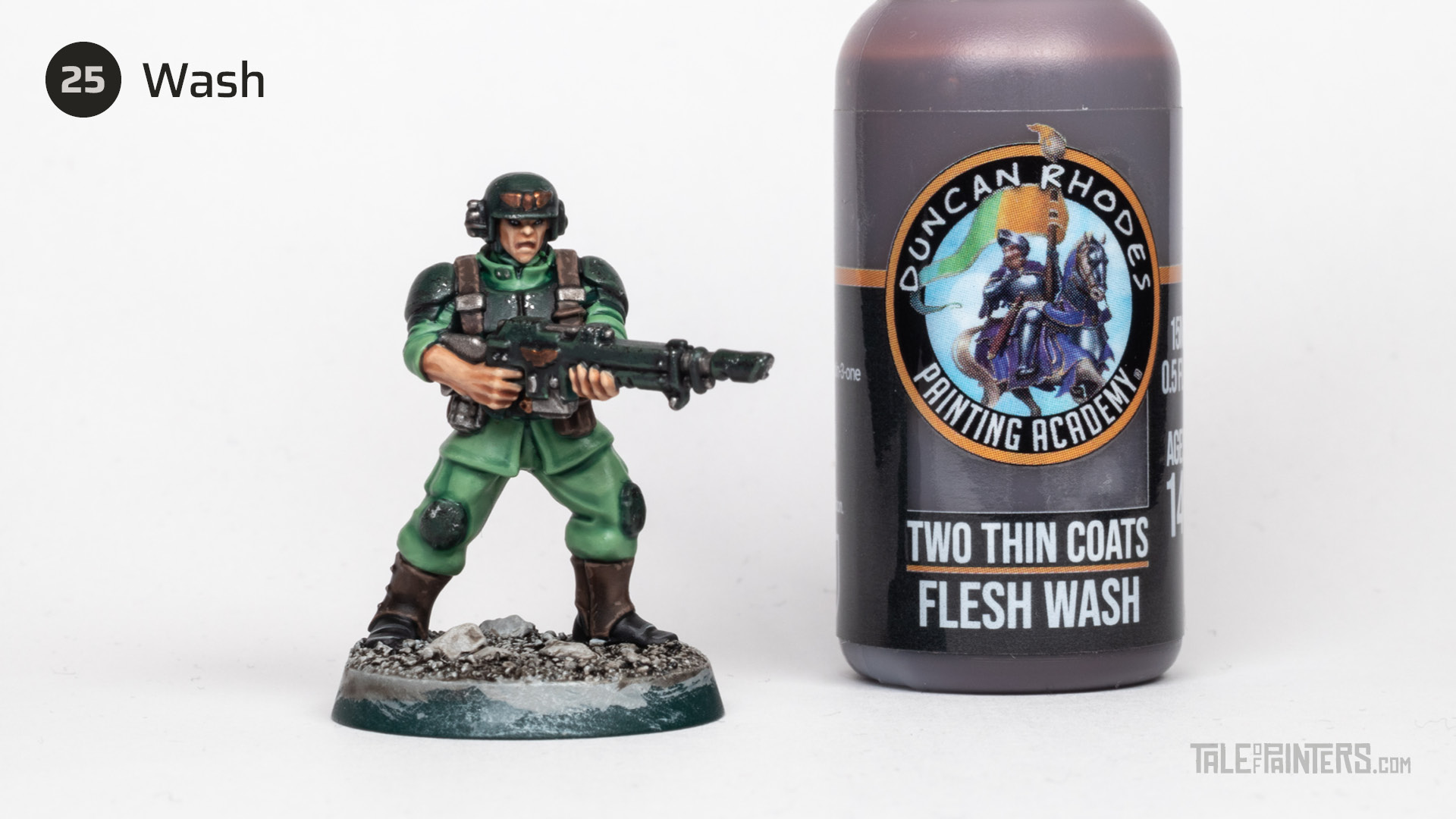 How to paint Cadians tutorial - step 25