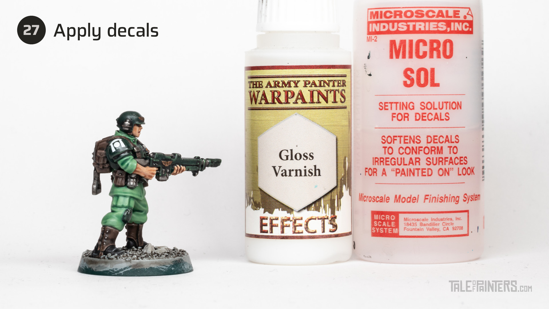 How to paint Cadians tutorial - step 27