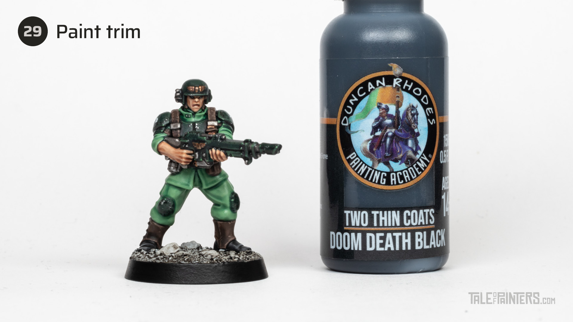 How to paint Cadians tutorial - step 29