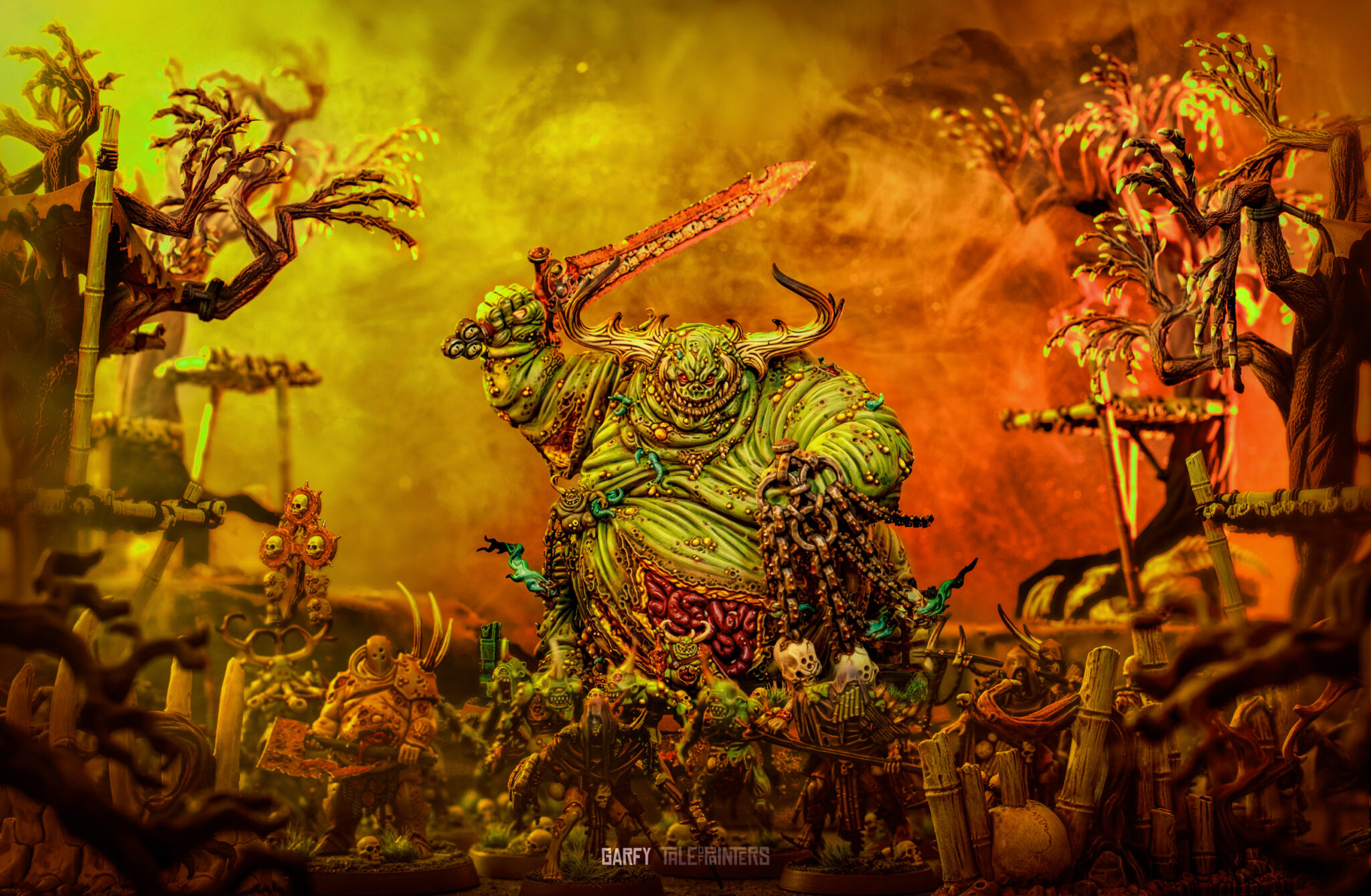 Showcase Great Unclean One (inc. painting guides) » Tale of Painters