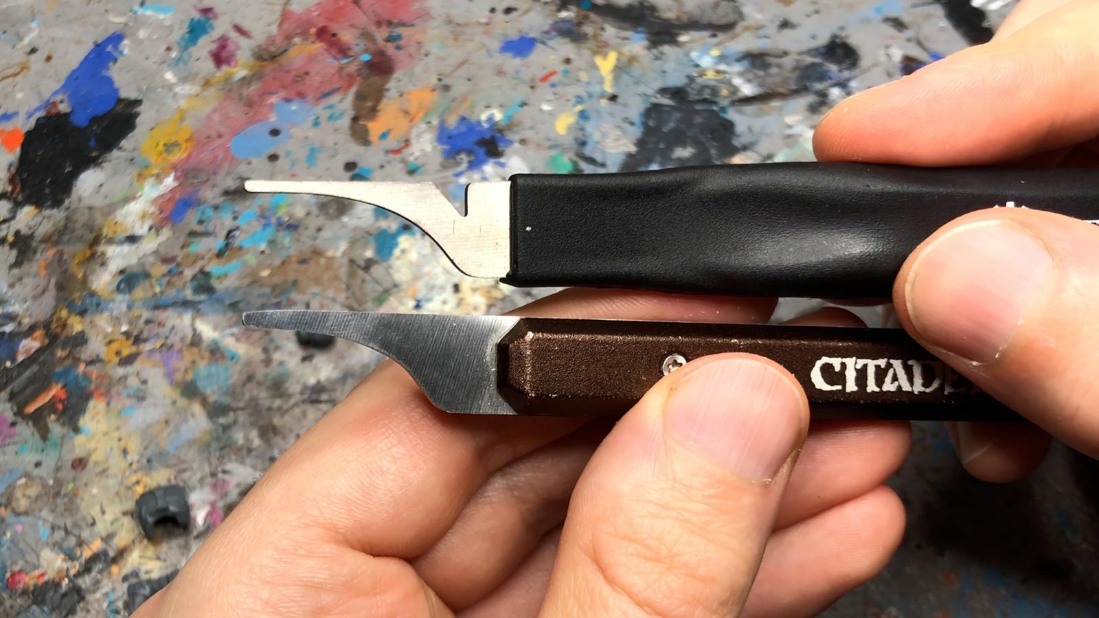 Comparison of the old and new Citadel Mouldline Remover